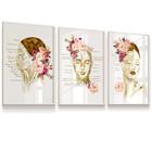 Quadro Decorativo Vidro Estética Facial Beleza Feminina Sala Escritório