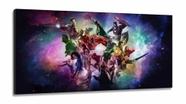 Quadro Decorativo Vingadores D 5 em Tecido Canvas 130x60