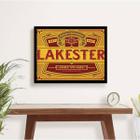 Quadro Decorativo Vintage Lakester 45x34cm