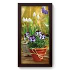 Quadro Decorativo - Violeta - 19cm x 34cm - 005qdfp