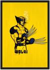 Quadro Decorativo X Men Wolverine Super Heróis Nerd Geek Decorações Com Moldura G01