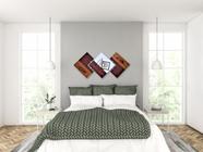 Quadro Decorativos Para Quarto Cabeceira Cama Abstrato