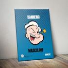 Quadro Decorativos Popeye ou Olivia - 26x20 cm