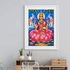 Quadro Deusa Hindu Lakshmi - 60x48cm