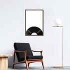 Quadro Disco de Vinil 43x30 Caixa Marrom