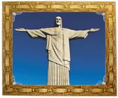 Quadro do Cristo Redentor, Mod. 01, Tam. 30X25cm. Angelus