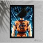 Quadro Dragon Ball Super Hero Filme Vegeta C/ Moldura A3