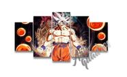 Quadro Decorativo Dragon Ball Goku Desenho Anime Salas Quartos Decorações  Com Moldura G06