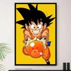 Quadro Decorativo Dragon Ball Z Goku Super Sayajin 1 Peça M19