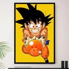 Quadro Decorativo Dragon Ball Z Goku Super Sayajin 1 peça m16