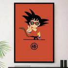 Quadro Decorativo Dragon Ball Z Goku Super Sayajin 3 Peças M14