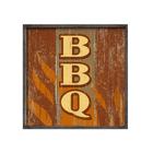 Quadro Em Mdf Bbq 30 X 30 X 4 Cm Qd6683