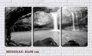 Quadro Envolvente Decorativo Paisagem Cachoeira