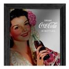 Quadro Espelho Madeira/vidro Coca-cola Brunette Lady 26969