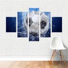 Quadro Esportes Futebol de Campo Football Água Bola Canvas