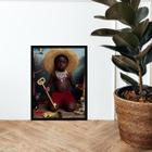 Quadro Exu Elegbára - Eleguá 24X18Cm - Com Vidro