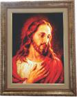 Quadro Face De Jesus Cristo, mod. 07, tam. 53x43cm. Angelus