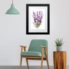 Quadro Flores De Lavanda Aquarela - 60x48cm