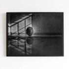 Quadro Fotografia Bola de Basquete 33x24cm - com vidro