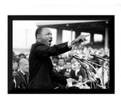 Quadro Fotografia Decoração Foto Martin Luther King 42x29cm