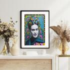 Quadro Frida Kahlo Old Floral 60X48Cm