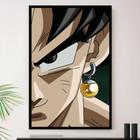 Quadro Decorativo Dragon Ball Z Goku Super Sayajin 5 Peças M14