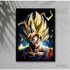 Quadro Dragon Ball Goku Anime Desenho Com Moldura G01 - Vital Quadros Do  Brasil - Quadro Decorativo - Magazine Luiza