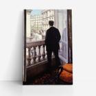 Quadro Gustave Caillebotte Homem Jovem Sua Janela 60x40cm