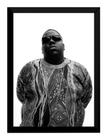 Quadro Hip Hop Rap Notorious Big Foto Poster Moldurado