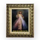 Quadro Imagem Jesus Misericordioso 40x50 luxo Imagem Original Católico Religioso