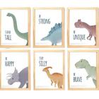 Quadro Decorativo Infantil Dinossauro Azul SKU: 4093g2