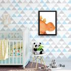 Quadro Infantil Dinossauro Laranja 24X18 Com Vidro - Preta