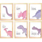 Quadro Decorativo Infantil Dinossauro Azul SKU: 4093g2