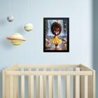 Quadro Infantil Orixá Baby Oxum 45x34cm - com vidro