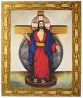 Quadro Jesus Cristo das Santas Chagas, 01, 30x25cm. Angelus