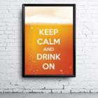 Quadro Keep Calm 6 A4