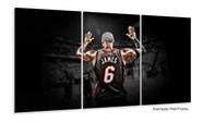 Quadro Lebron James Basquete com Tela em Tecido 120x60 3 peças