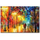 Quadro Leonid Afremov Abstrato Nigth Fantasy Sala Parede Kit