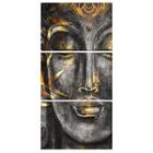 Quadro Lord Ganesha Estatua Decorativo Sala Kit Quarto Nicho