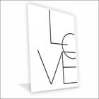 Quadro Love Canvas Com Vidro