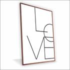 Quadro Love Canvas Sem Vidro