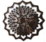 Quadro Mandala Decorativa Em Madeira 45 Cm 38114