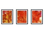 Quadro mdf 30x66 abstrato formas abstratas mod 142