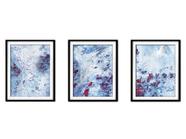 Quadro mdf 30x66 abstrato formas abstratas mod 143