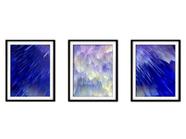 Quadro mdf 30x66 abstrato formas abstratas mod 173