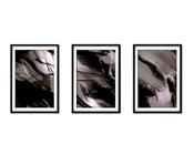 Quadro mdf 30x66 abstrato formas abstratas mod 68