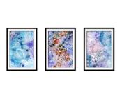 Quadro mdf 55x110 abstrato formas abstratas mod 94