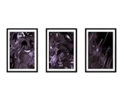 Quadro mdf 68x126 abstrato formas abstratas mod 6