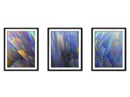 Quadro mdf 80x140 abstrato formas abstratas mod 153