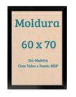 Quadro Medida 60x70 Moldura 3 Cm Com Vidro Foto Poster Imagem